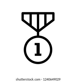 Medal vector icon