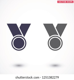 Medal vector icon 