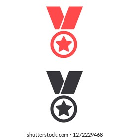 Medal Vector icon