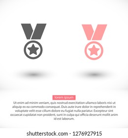 Medal Vector icon