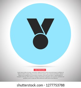 Medal vector icon 