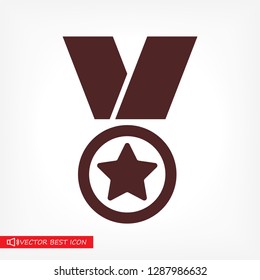 Medal Vector icon