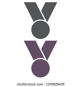 Medal vector icon 