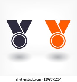 Medal vector icon 