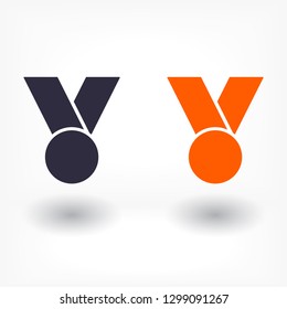 Medal vector icon 