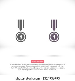 Medal Vector icon