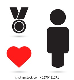 Medal Vector icon