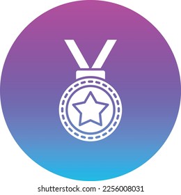 Medal vector icon. Can be used for printing, mobile and web applications.