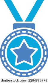 Medal vector icon. Can be used for printing, mobile and web applications.