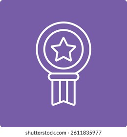 Medal vector icon. Can be used for printing, mobile and web applications.