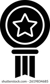 Medal vector icon. Can be used for printing, mobile and web applications.