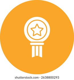 Medal vector icon. Can be used for printing, mobile and web applications.