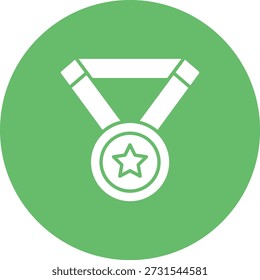 Icono de Vector de medalla. Se puede utilizar para aplicaciones de impresión, móviles y de Web.