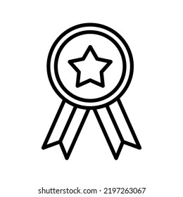 medal vector icon color editable
