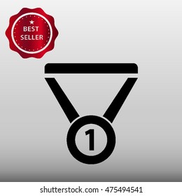 Medal Vector Icon Illustration
