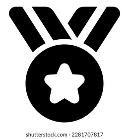 medal vector icon illustration asset