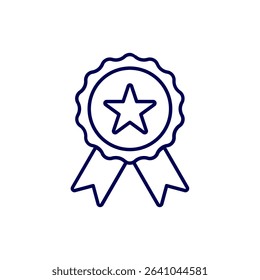 medal vector icon illustration isolated on white background