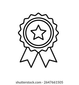 Medal Vector Icon, line-art-icon free download