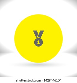 Medal Vector icon . Lorem Ipsum Illustration design