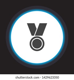 Medal Vector icon . Lorem Ipsum Illustration design