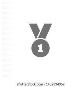 Medal Vector icon . Lorem Ipsum Illustration design