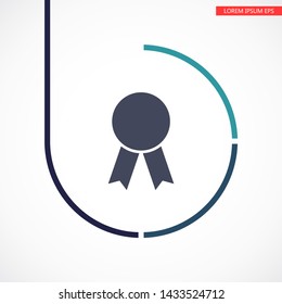 medal Vector icon . Lorem Ipsum Illustration design