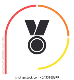 Medal Vector icon . Lorem Ipsum Illustration design