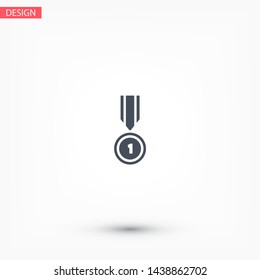 Medal Vector icon . Lorem Ipsum Illustration design