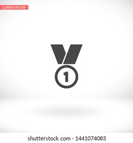 Medal Vector icon . Lorem Ipsum Illustration design