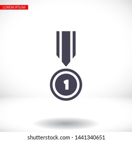 Medal Vector icon . Lorem Ipsum Illustration design