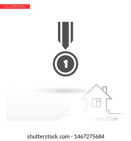 Medal Vector icon . Lorem Ipsum Illustration design