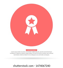 medal Vector icon . Lorem Ipsum Illustration design