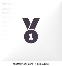 Medal Vector icon . Lorem Ipsum Illustration design