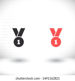 Medal Vector icon . Lorem Ipsum Illustration design