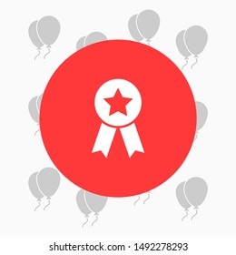 medal Vector icon . Lorem Ipsum Illustration design
