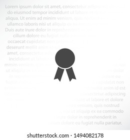 medal Vector icon . Lorem Ipsum Illustration design