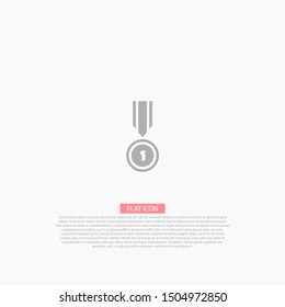 Medal Vector icon . Lorem Ipsum Illustration design