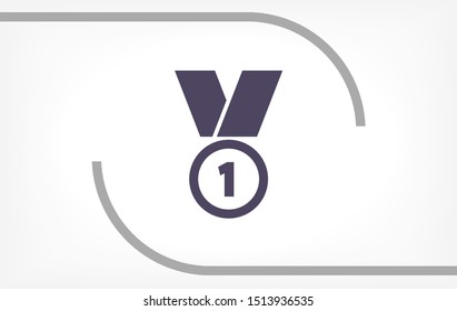 Medal Vector icon . Lorem Ipsum Illustration design