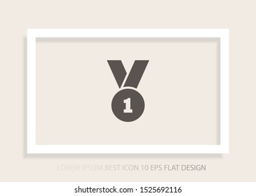 Medal Vector icon . Lorem Ipsum Illustration design