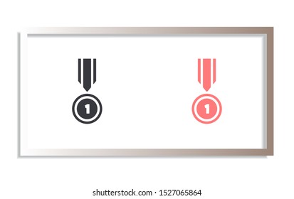 Medal Vector icon . Lorem Ipsum Illustration design