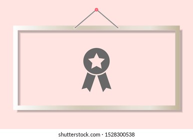 medal Vector icon . Lorem Ipsum Illustration design