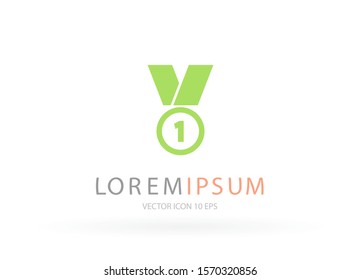 Medal Vector icon . Lorem Ipsum Illustration design
