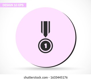 Medal Vector icon . Lorem Ipsum Illustration design