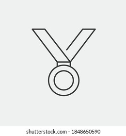 medal vector icon sports award achievement