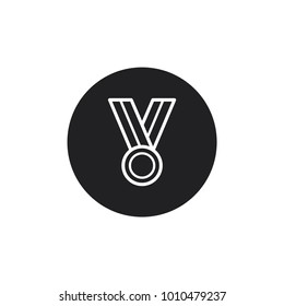 medal vector icon, star medallion icon in trendy flat style 