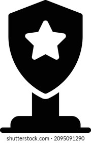 Medaille Vektorgrafik auf transparentem Hintergrund. Symbole in Premium-Qualität. Glyphen Vektorsymbol für Konzept und Grafikdesign.