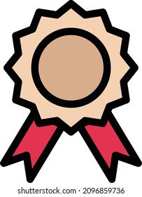 medal Vector illustration on a transparent background. Premium quality symbols. Stroke  vector icon for concept and graphic design.