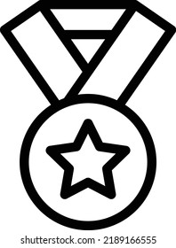 Medaille Vektorgrafik auf transparentem Hintergrund. Hochwertige Symbole. Dünne Vektorsymbole für Konzept und Grafikdesign. 
