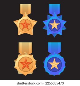 Medal vector with some variations