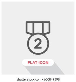 Medal winner vector icon